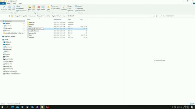 Fix Email Moving ThunderBird Inbox Full l Email Inbox full on thunderbird Problem @rasikkhoradiya