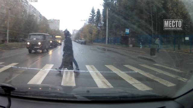 Велокурьер показал зубы
