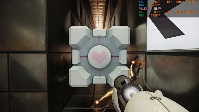 Portal with RTX - RTX 3070Ti Laptop MSI Vector - 1080p TEST (No OC) смотреть онлайн