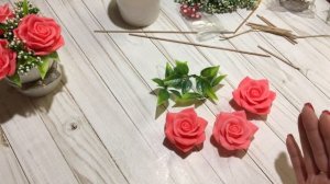 Мини-букет из мыла в стакане/Бюджетный вариант/Мыловарение