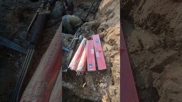 сварка труб диаметром 820+ монтаж #сварка #сваркатруб #welding