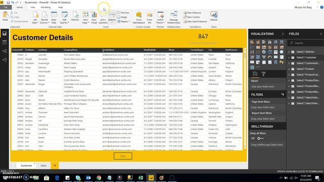 Update Bookmarks Power BI смотреть онлайн