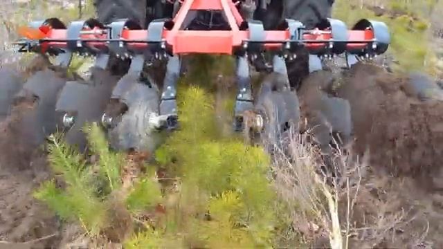 Борона ZKT-2500 Л-1Ф в работе смотреть онлайн