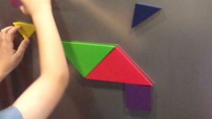 🐶 TANGRAM PERRO FIGURAS GEOMETRICAS Como hacer Geometria