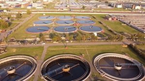 Реконструкция Люберецких очистных сооружений. Аэросъемка. Некрасовка. 23.09.2020г.