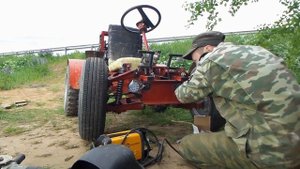 Самодельный Мини багги Go kart, внедорожная резина и фары, homemade go kart