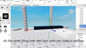 how to make a wall hop in roblox