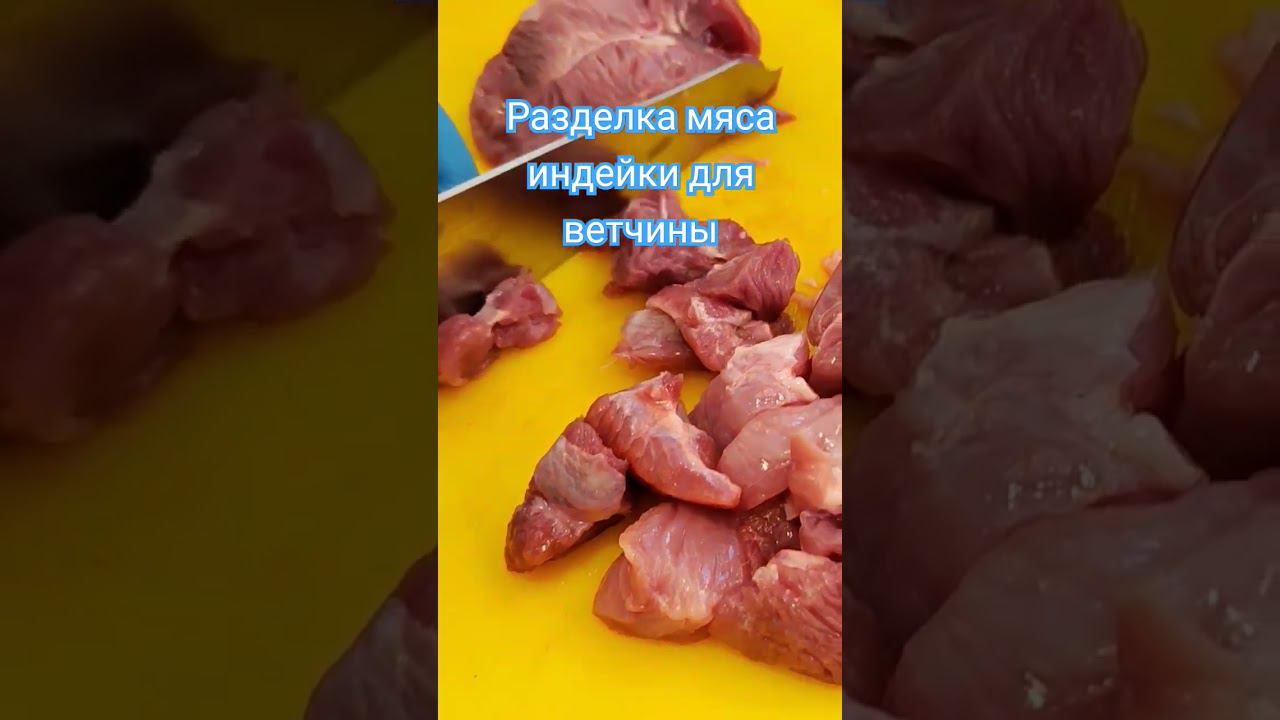Разделка мяса индейки для ветчины / Запечённая ветчина в коптильне Hanhi 4 / Домашнее копчение