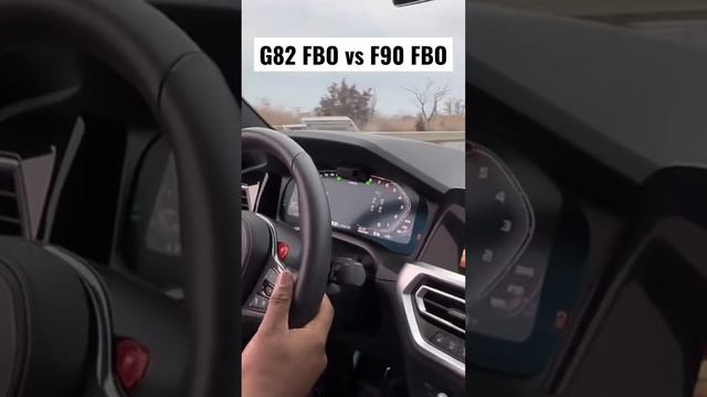 BMW G82 M4 DESTROYS F90 M5 ?