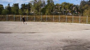 Запуск скоростной кордовой модели