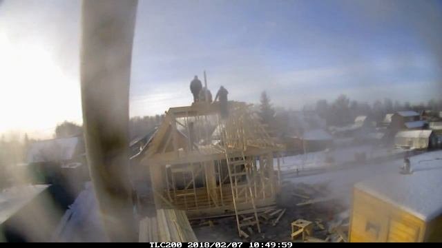 Строительство садового дома 4х6 м. с мансардой.