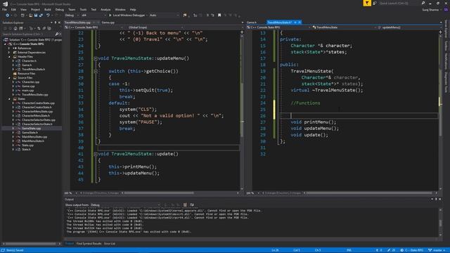 C++ Game Development 2 | State RPG 17 | Travel state and changes to Character! смотреть онлайн