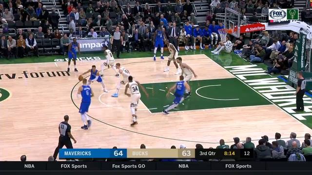 Giannis drops 48, but Mavericks snap Bucks' 18-game win streak | 2019-20 NBA Highlights смотреть онлайн