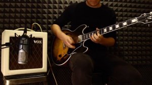 Test - VOX AC4TV - Gibson Midtown - AKG perception 220