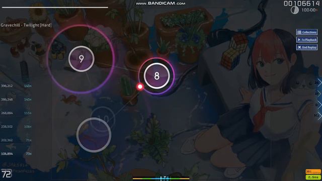(Osu!) Gravechill - twilight [Hard] смотреть онлайн