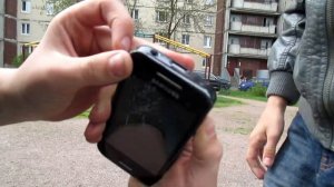 краш-тест телефона самсунг на Андрюхе
