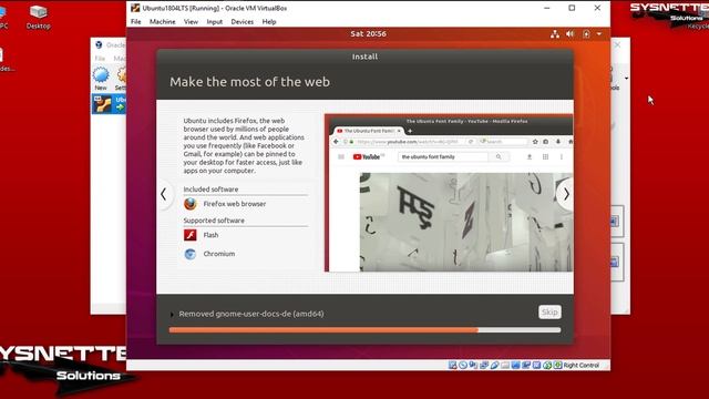 How to Install Ubuntu 18.04 LTS on VirtualBox 6.0 | SYSNETTECH Solutions смотреть онлайн