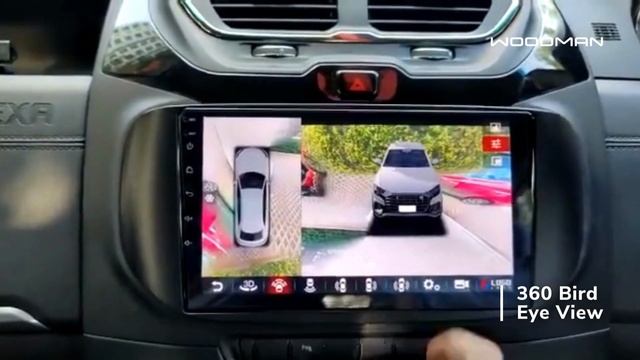 Hexa Android Music system with Car 360 Bird View Camera | woodman car stereo Review