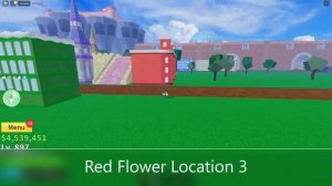 Where To Find Red Flowers in Blox Fruits | All 5 Red Flower Locations