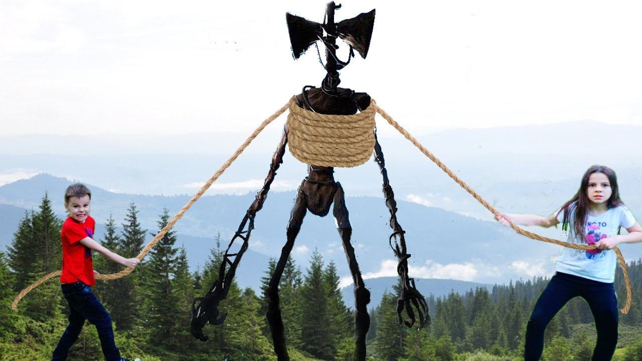 Сиреноголовый 3 серия Как мы поймали СИРЕНОГОЛОВОГО Siren Head Horror смотреть онлайн