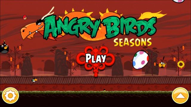 Angry Birds Seasons - Year Of The Dragon Menu Music смотреть онлайн