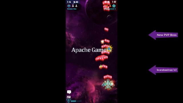 Galaxy Attack: Alien Shooter I New PVP Boss I Scarabaeinae 1x1 смотреть онлайн