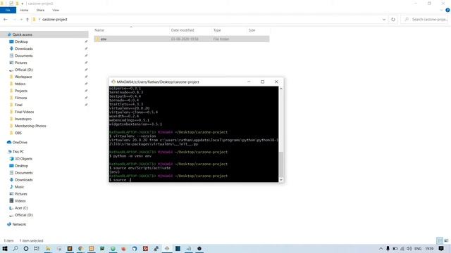 Python Django Project Based Course | 05 Configure Virtual Environment & Install Django