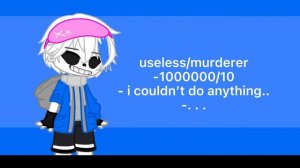 Sans rates his nicknames || Undertale || Gacha