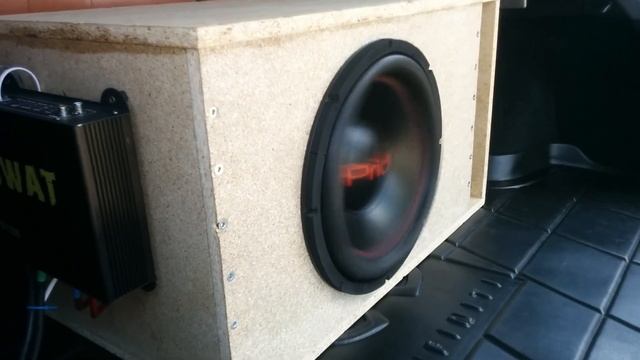 Сабвуфер Pride eco 12 + моноблок Swat M-1.500. смотреть онлайн