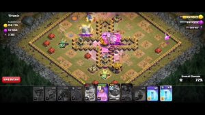 How to 3star Titanic Clash of clans || Single Player Goblin Map || Titanic 3 stars COC #titanic #co