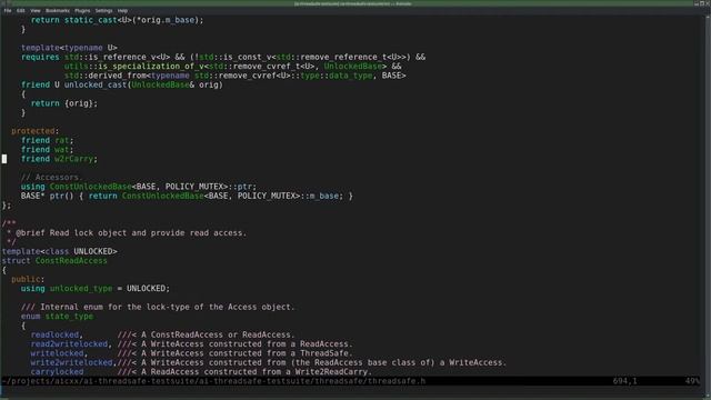 Live C++ coding: adding and testing threadsafe::UnlockedBase смотреть онлайн