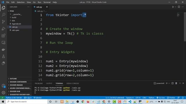 How to create a calculator in Python смотреть онлайн