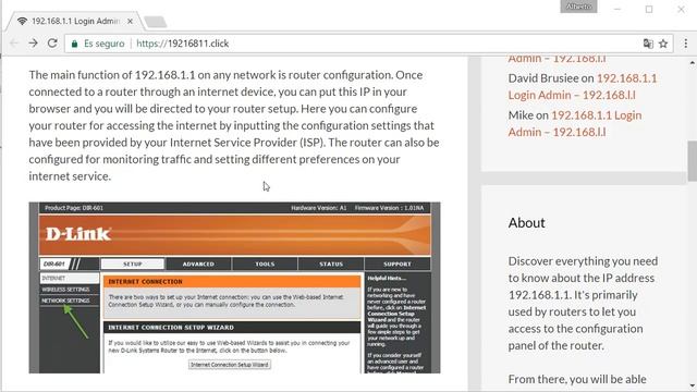 192.168.1.1 Admin Login