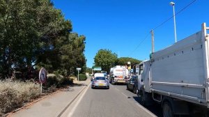 DRIVING FROM SAINT-TROPEZ TO SAINTE-MAXIME,  Côte d'Azur, French Riviera, FRANCE I 4K 60fps