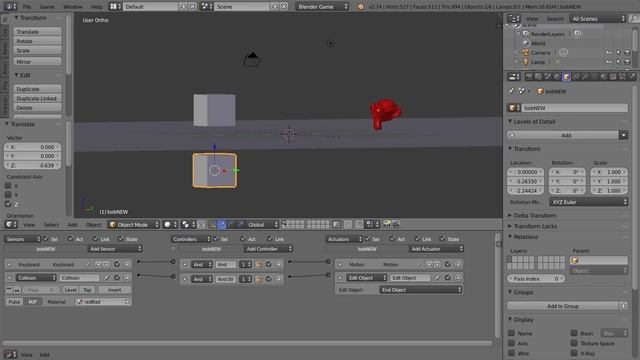 Blender Game Engine Basics Tutorial #7 : Dying & Respawning #b3d #gamelogic смотреть онлайн