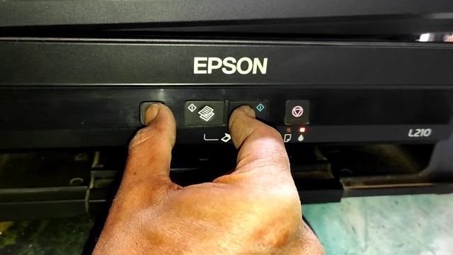 EPSON L 210 PRINTER INK LEVEL RESET. HOW TO FIX RED LIGHT ERROR. смотреть онлайн