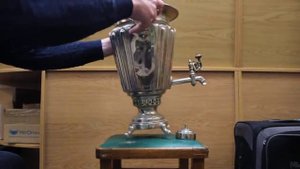 Самовар угольный ( на дровах ) "Рюмка" с гранями. Торговый дом Братьев Шемариных в Туле.