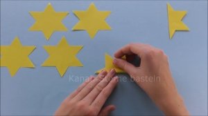 Sterne basteln mit Papier - Einfache Weihnachtssterne falten - DIY Weihnachtsdeko