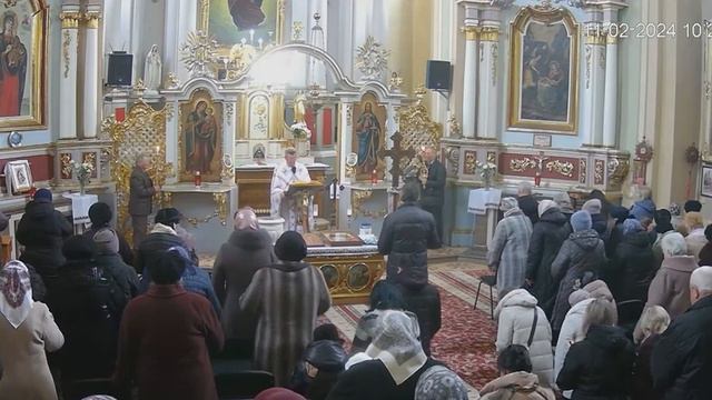 Трансляція з храму Успіння Пресвятої Богородиці м.Городенка смотреть онлайн