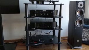 Rega planar 1, Arcam Miniblink, Audioquest Dragonfly Red, Dali Oberon5, Marantz amp/cd 6006