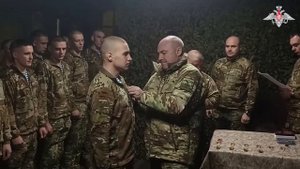 Награждение подразделения ВДВ в зоне СВО