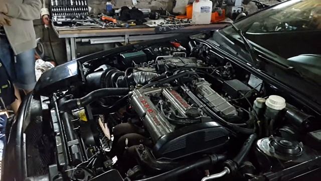 Заводим первый раз Эклипс после ремонта движка. смотреть онлайн