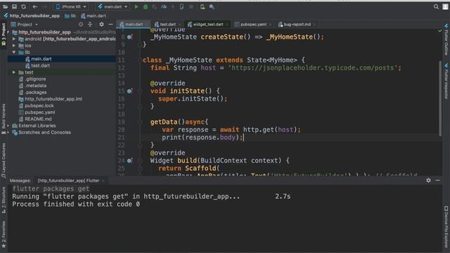 flutter 教學 教程 基礎篇(14) http, async, await, future, FutureBuilder, json decoder