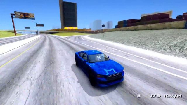 Bravado Buffalo Blue Star - GTA San Andreas _REVIEW смотреть онлайн