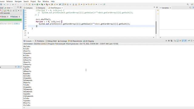 eclipse workspace Poker Statistics Program src Poker DeckTest java Eclipse IDE 2022 10 19 05 50 смотреть онлайн