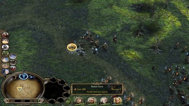 BFME HD EDITION - The Battle for Middle-earth I - FANGORN Gameplay смотреть онлайн
