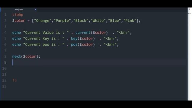 PHP Array Traversing Function Tutorial in Bangla #phpbanglatutorial #phpbangla