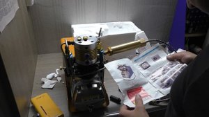 Компрессор высокого давления с электронным управлением для заправки PCP винтовок и баллонов ВД