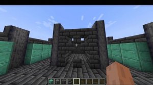 Крепость в стиле Minecraft 1.19