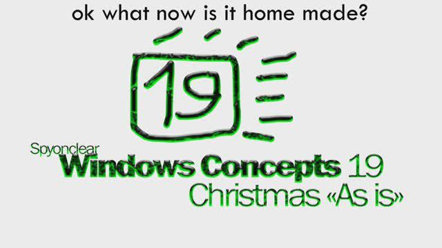 Концепты Microsoft Windows Concepts 19: Рождество "Как есть"